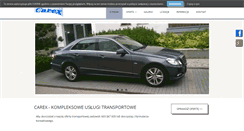 Desktop Screenshot of carex-transport.pl