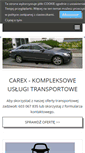 Mobile Screenshot of carex-transport.pl