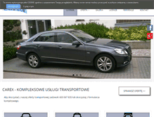 Tablet Screenshot of carex-transport.pl